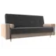Диван Лига диванов Белфаст 225x95x90 см велюр цвет серый/бежевый