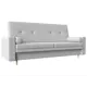 Диван Лига диванов Белфаст 225x95x90 см экокожа цвет белый