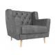 Кресло Лига Диванов Брайтон 90x85x80 рогожка цвет серый