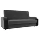Диван Лига Диванов Николь 225x99x100 см велюр цвет черный/серый