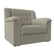 Кресло Лига Диванов Карелия 105x88x90 см рогожка цвет бежевый/кофру