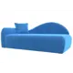 Диван Лига Диванов 022 118938L 213x90x82 см велюр цвет голубой