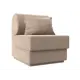 Кресло Лига Диванов Кипр 116322 64x77x83 см полностью велюр цвет бежевый