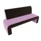 Диван кухонный прямой Лига Диванов Кармен 200x88x60 см микровельвет цвет сиреневый/коричневый