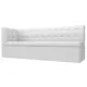 Диван Лига диванов Бриз 181x85x58 см экокожа цвет белый 100387L