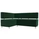 Диван Лига Диванов Стайл 111657L 170x89x114 см велюр цвет зеленый