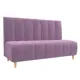 Диван Лига Диванов Ральф 110675 153x101x62 см микровельвет цвет сиреневый