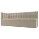 Диван Лига диванов Бриз 181x85x58 см микровельвет цвет бежевый 100378L