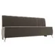 Диван прямой Лига Диванов Кантри 187x88x60 см велюр цвет коричневый