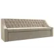 Диван Лига диванов Мерлин 203x87x65 см микровельвет цвет бежевый 101133
