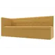 Диван Лига диванов Бриз 181x85x58 см микровельвет цвет желтый 109636L