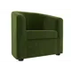 Кресло Лига Диванов Норден 109055 73x78x74 см микровельвет цвет зеленый
