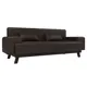 Диван Лига диванов Мюнхен 109116 206x84x78 см экокожа цвет коричневый