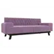 Диван Лига диванов Мюнхен 109133 206x84x78 см микровельвет цвет сиреневый
