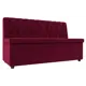 Диван Лига Диванов Вента 113266 152x88x59 см вельвет цвет бордовый