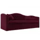 Диван Лига диванов Мечта 208x101x88 см микровельвет цвет бордовый