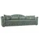 Диван раскладной Лига диванов 250x97x103 см велюр цвет brut 08 зеленый