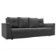 Диван раскладной Лига диванов 228x83x79 см велюр цвет brut 16 темно-серый