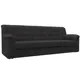 Диван раскладной Лига диванов 236x90x88 см замша цвет joly 08 коричневый