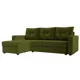 Диван раскладной Лига диванов 117729L_спб 226x85x140 см вельвет цвет зеленый