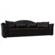 Диван раскладной Лига диванов 250x97x103 см эко-кожа цвет grifon 12 коричневый