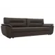 Диван раскладной Лига диванов 233x90x80 см рогожка цвет амур 05 коричневый