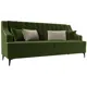 Диван кухонный Лига диванов Марк 228 x 103 x 80 см цвет зеленый\бежевый
