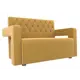 Диван кухонный Лига диванов Рамос 109079_спб 138 x 87 x 64 см цвет желтый