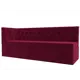 Диван кухонный Лига Диванов Маркиз 112832L 183x86x63 см микровельвет цвет бордовый