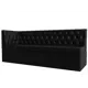 Диван кухонный Лига Диванов Маркиз 112848L 183x86x63 см экокожа цвет черный