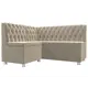 Диванов угловой Лига Диванов 107594L Мирта 151x90x125 см микровельвет цвет бежевый
