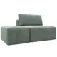 Модуль Лига диванов 129604 100x84x185 см велюр цвет brut 08 зеленый