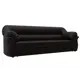 Диван раскладной Лига диванов 230x94x93 см эко-кожа цвет grifon 12 коричневый