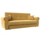 Диван раскладной Лига диванов 222x90x83 см вельвет цвет желтый