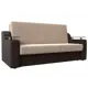 Диван раскладной Лига диванов 172x93x110 см велюр цвет бежевый/коричневый