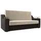Диван раскладной Лига диванов 172x93x110 см вельвет цвет бежевый/коричневый