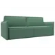 Диван раскладной Лига диванов 220x100x120 см рогожка цвет амур 11 зеленый