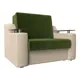 Диван раскладной Лига диванов 152x93x110 см вельвет цвет зеленый/бежевый