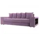 Диван раскладной Лига диванов 110547R_спб 240x96x109 см вельвет цвет сиреневый