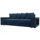 Диван раскладной Лига диванов 126462_спб 240x96x109 см велюр цвет brut 11 синий