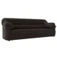 Диван раскладной Лига диванов 230x94x93 см эко-кожа цвет коричневый