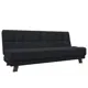 Диван раскладной Лига диванов 188x92x85 см замша цвет joly 16 темно-серый