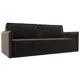 Диван раскладной Лига диванов 220x100x120 см велюр цвет коричневый