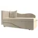 Диван раскладной Лига диванов 28138L_спб 134x70x72 см вельвет цвет бежевый
