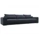 Диван раскладной Лига диванов 352x91x118 см шенилл цвет rimini 14 темно-серый