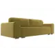 Диван раскладной Лига диванов 260x93x108 см вельвет цвет желтый
