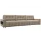 Диван раскладной Лига диванов 331x90x105 см велюр цвет seven 729 бежевый