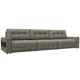Диван раскладной Лига диванов 331x90x105 см эко-кожа цвет grifon 04 бежевый