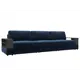 Диван раскладной Лига диванов 344x92x108 см шенилл цвет rimini 10 синий
