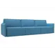 Диван раскладной Лига диванов 320x98x118 см рогожка цвет амур 10 голубой